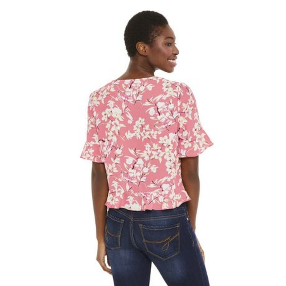 Nwot Cinched peplum Blouse - Picture 4 of 9